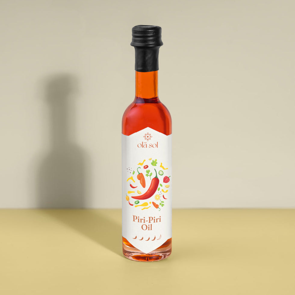 Olá Sol Chili Sauce Piri Piri, Öl, Alternative Front View